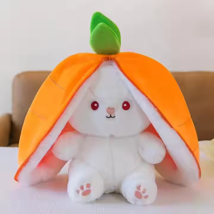 Kawaii Bunny Plush & Lucky Y2K Star Keychain